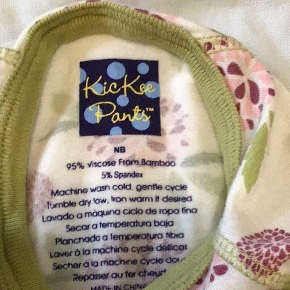 Kickee Pants newborn 2 piece set, onesie and footed pants. - Picture 3 of 6